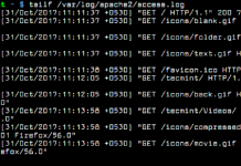 دستور tail و head