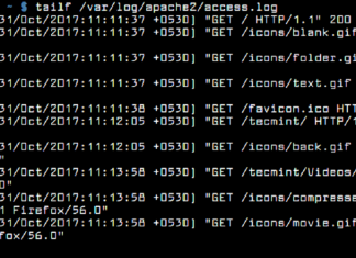 دستور tail و head