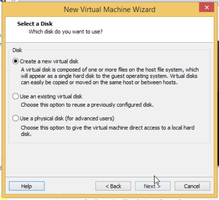 Select a Disk